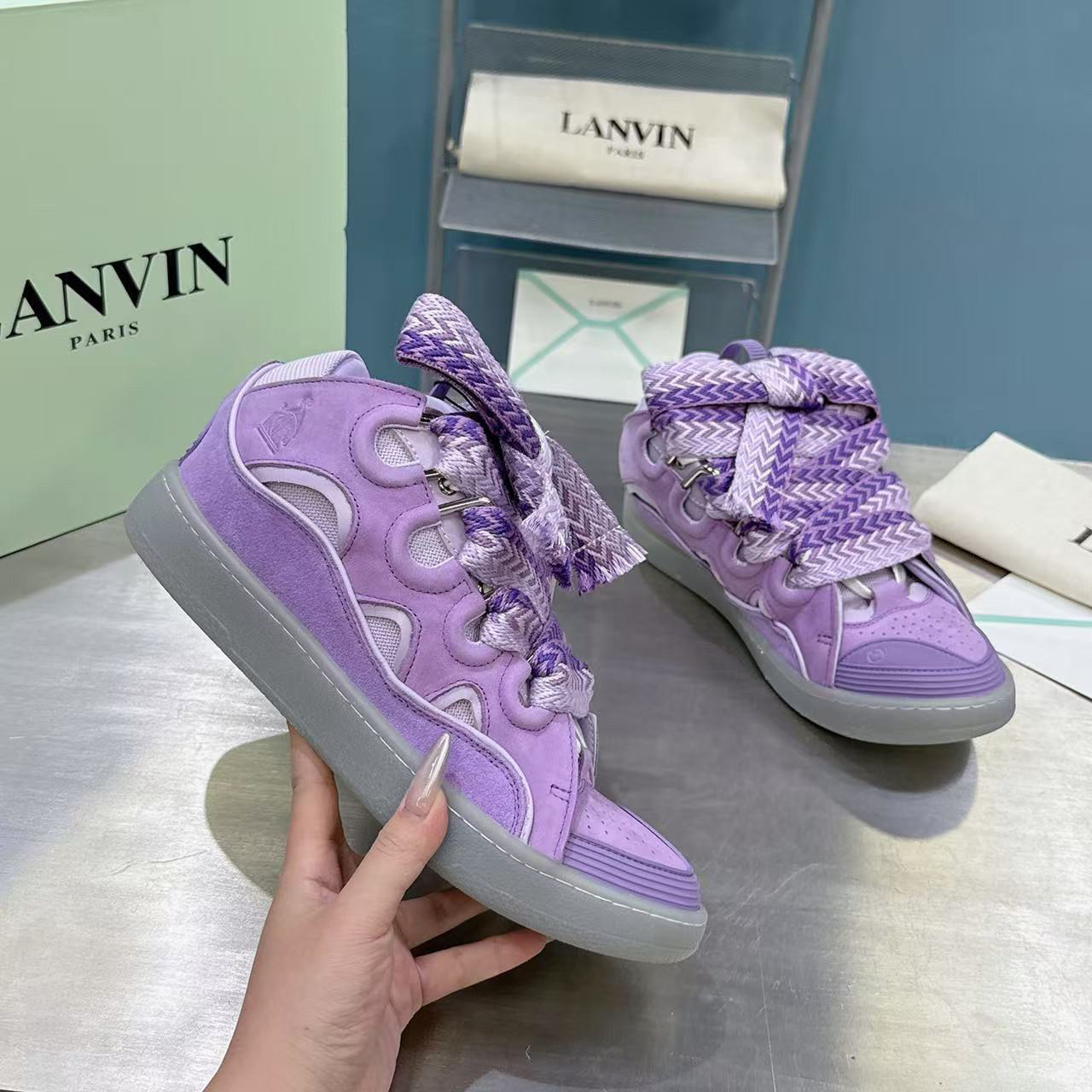 LANVIN CURB SNEAKER