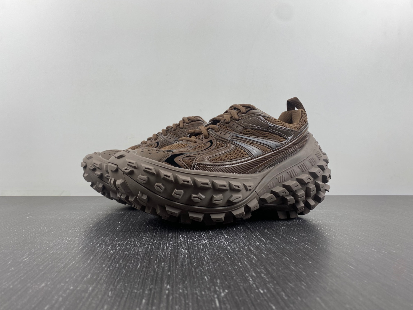 bc defender rubber platform sneakers