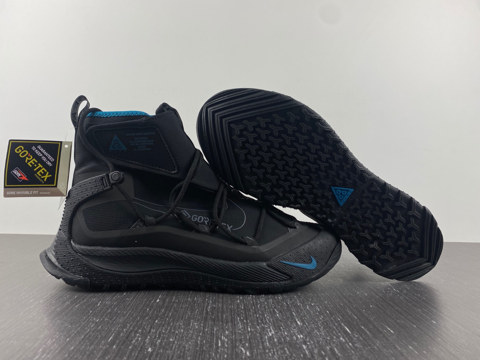 nike acg air terra antarktik gore-tex shoes black bv6348-001