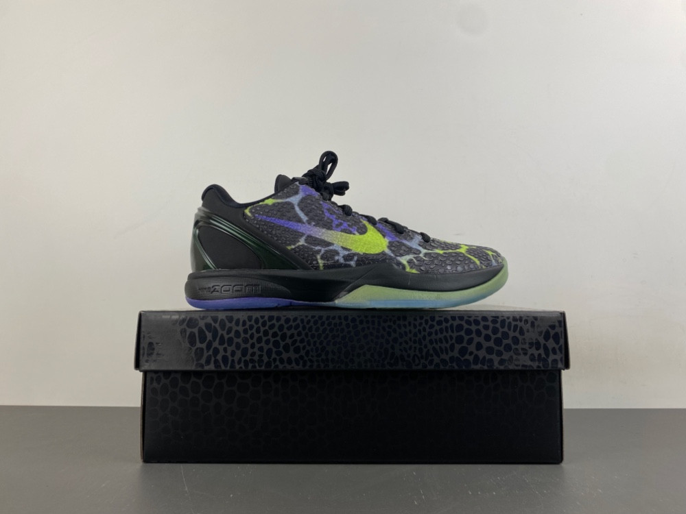nike Kobe 6 Protro Coals Black / Venom Green IO6261-001