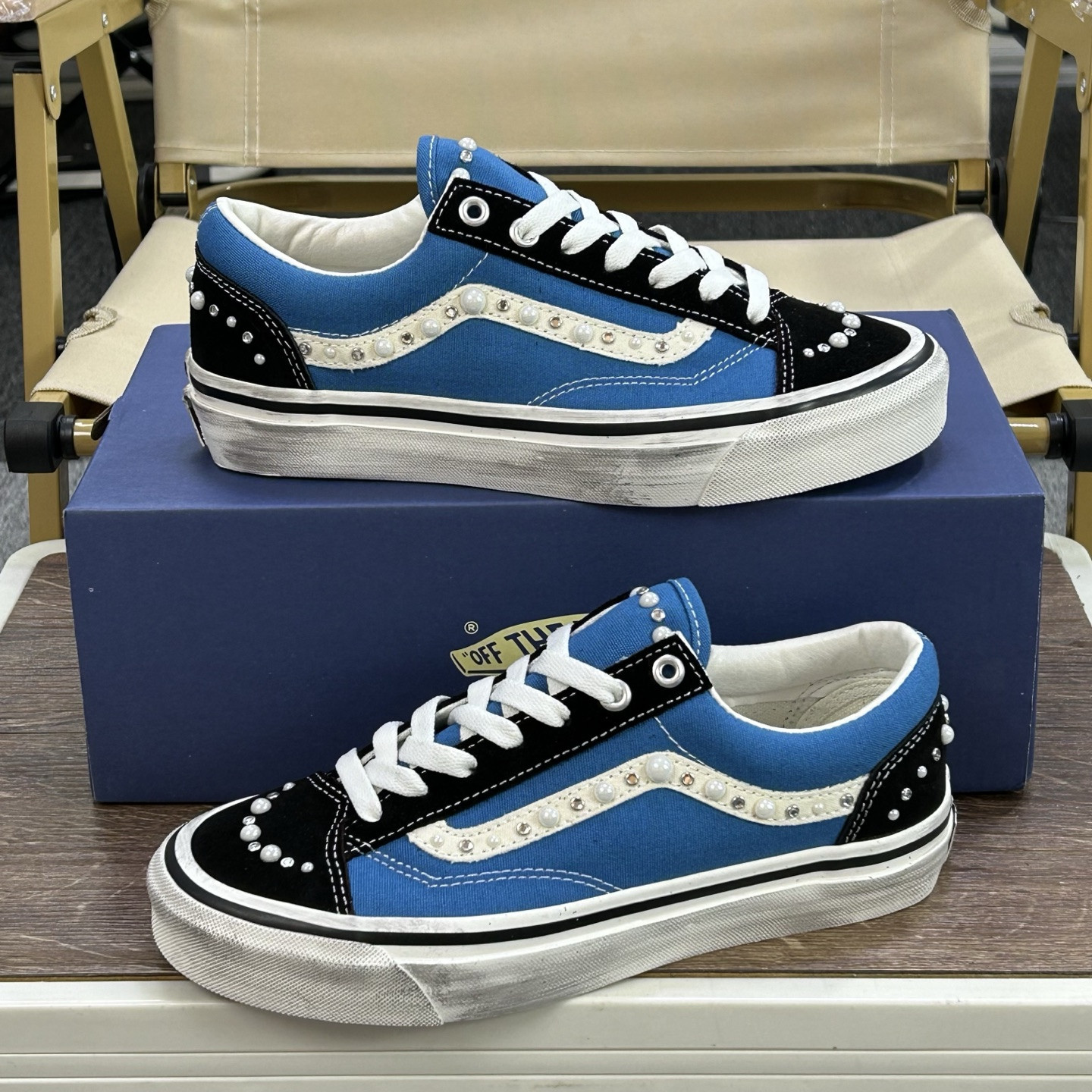 Vans LX Old Skool 36 Pearlized Pack Black Navy