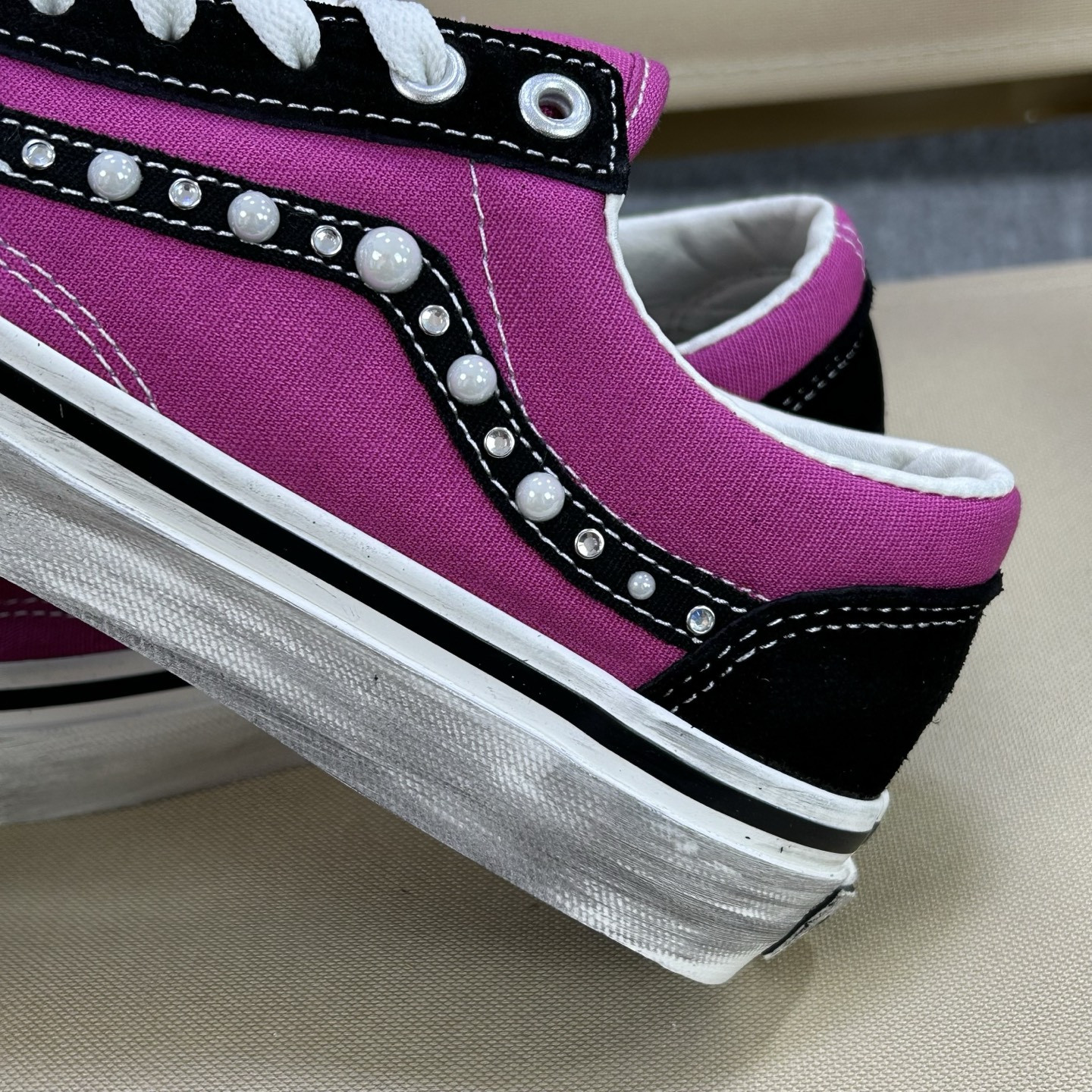 Vans OTW Old Skool 36 Pearlized Pack Pink Black
