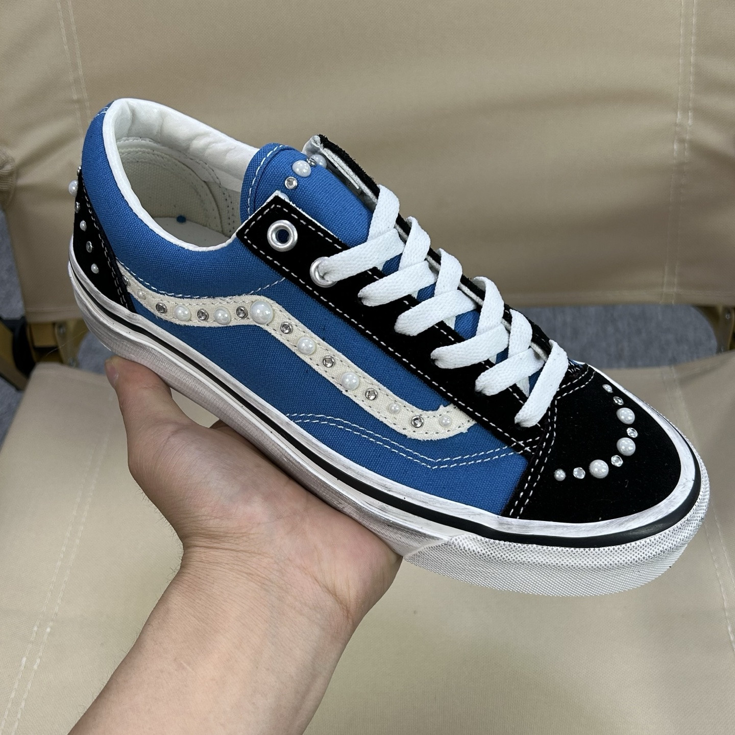 Vans LX Old Skool 36 Pearlized Pack Black Navy