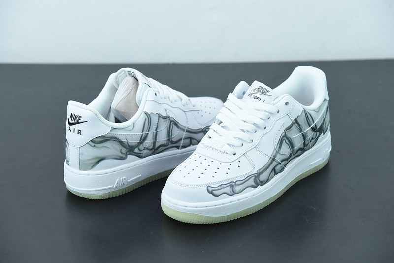 nike air force 1 low skeleton halloween (2018) bq7541-100