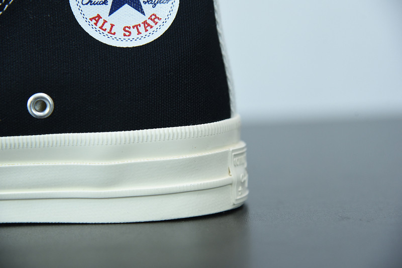 cdg play x converse