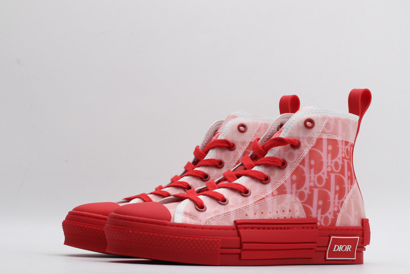 dio* b23 oblique high-top sneaker
