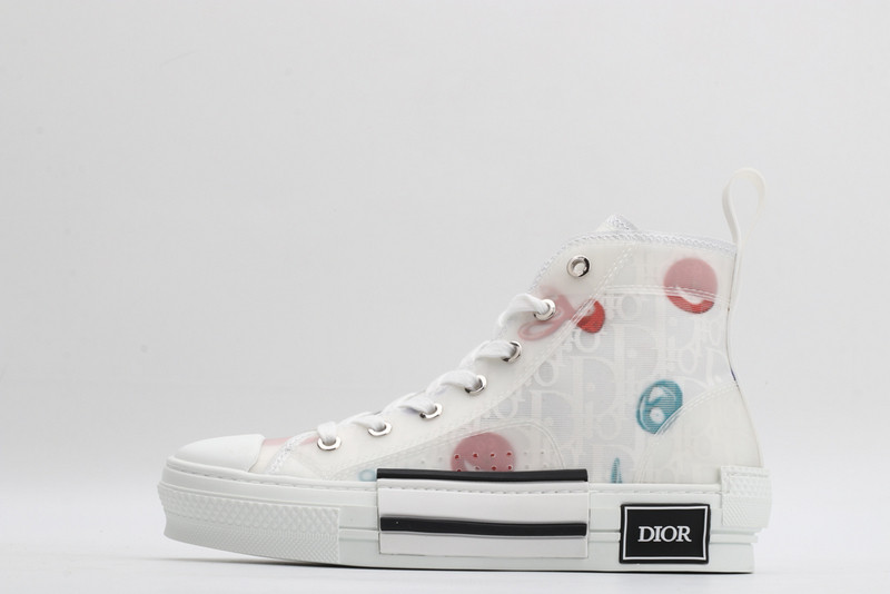 dio* b23 oblique high-top sneaker