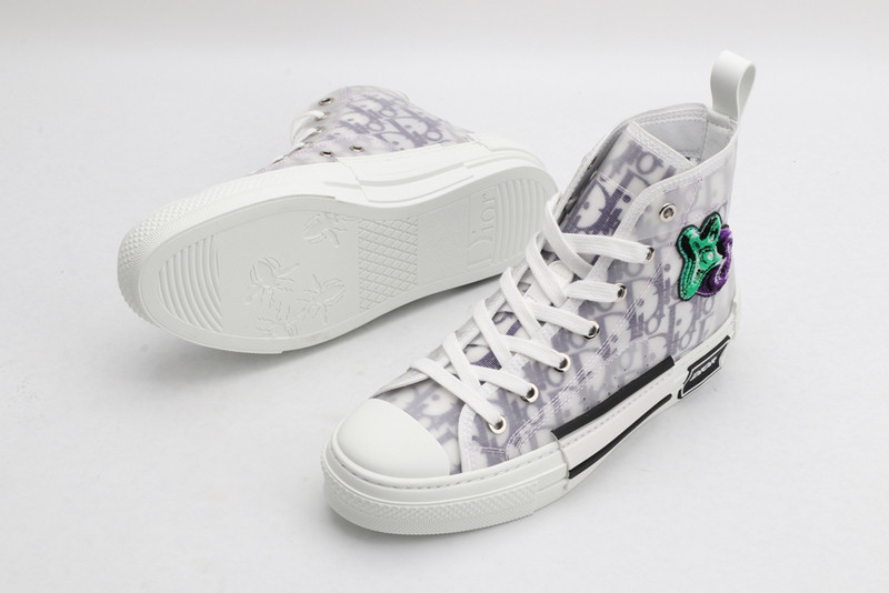 dio* b23 oblique high-top sneaker