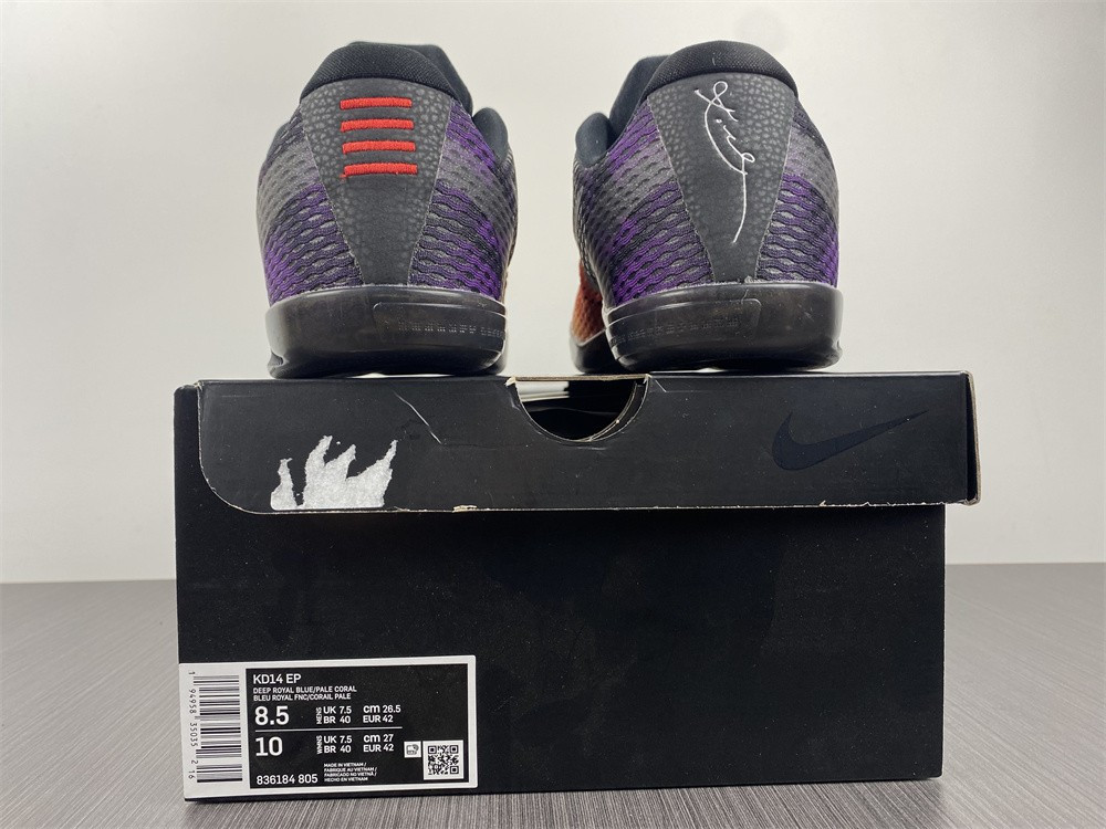 nike zoom kobe 11 em la sunset 836184-805