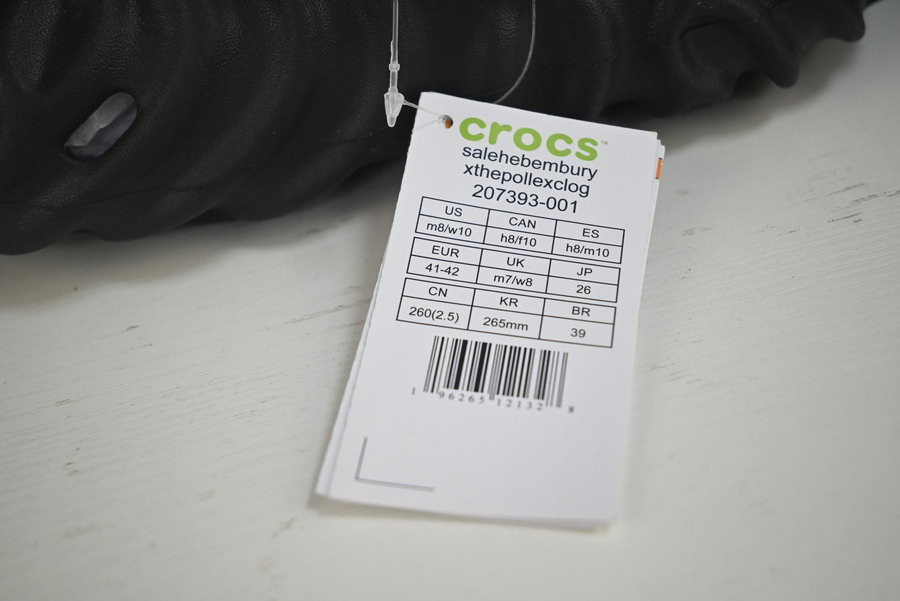 crocs pollex clog by salehe bembury black