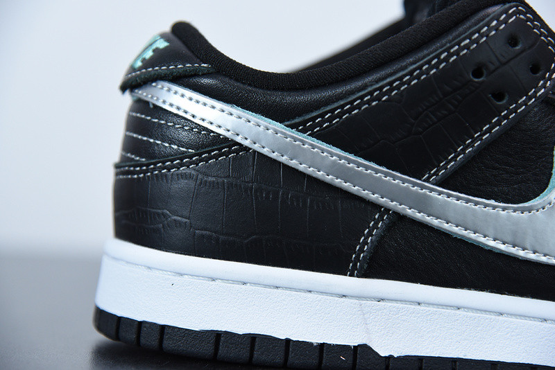 nike sb dunk low black x diamond S*pply x co bv1310-001