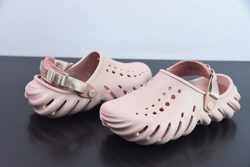 crocs echo clog pink clay 207937-6ty