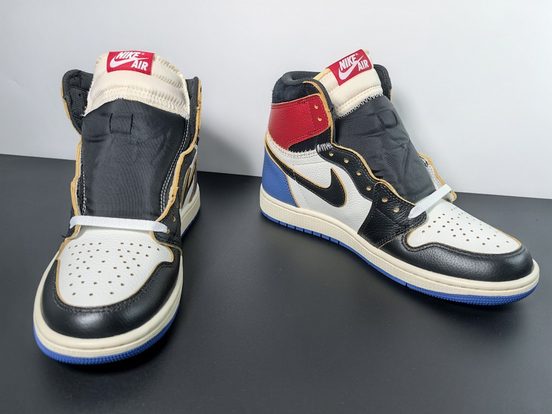 Union x Fragment x Air Jordan 1 High OG “Varsity Red/Sport Royal” IO7847-002