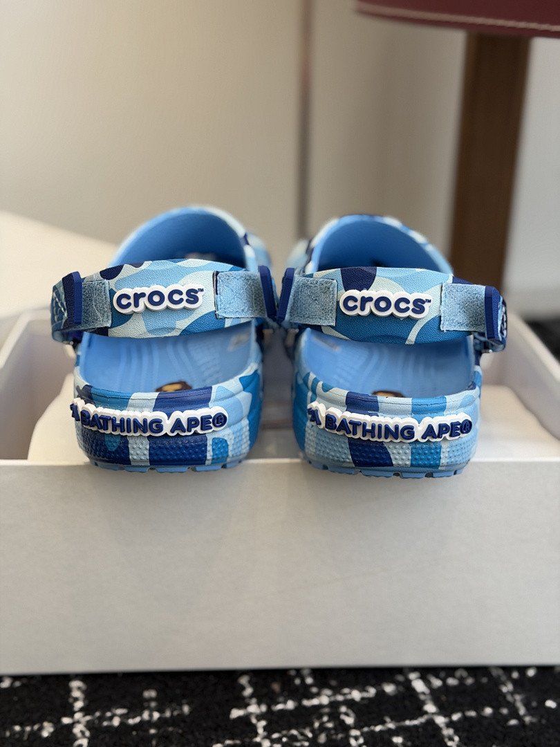 BAPE × Cr0c5 sANDALS