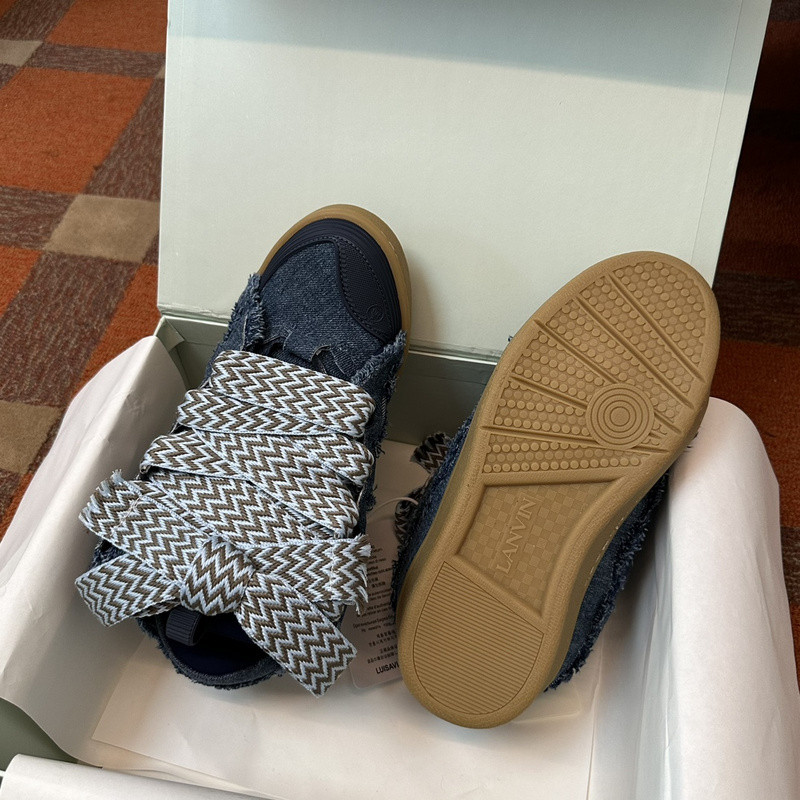 lanvin curb sneaker