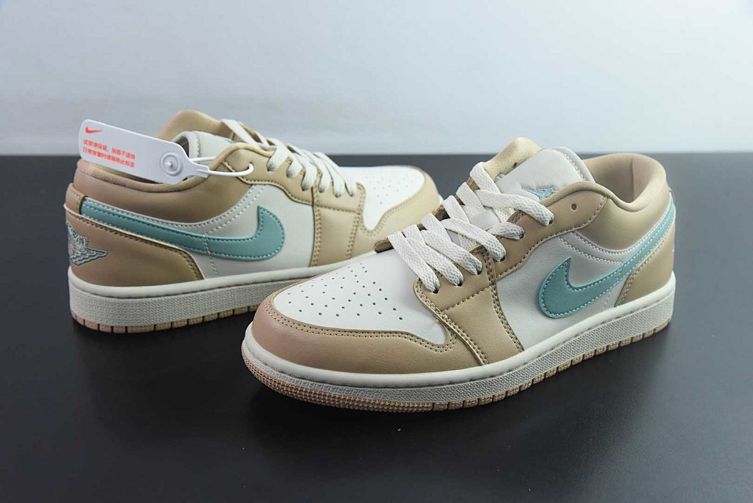 Air Jordan 1 Low Light Orewood Brown Hemp DC0774-130