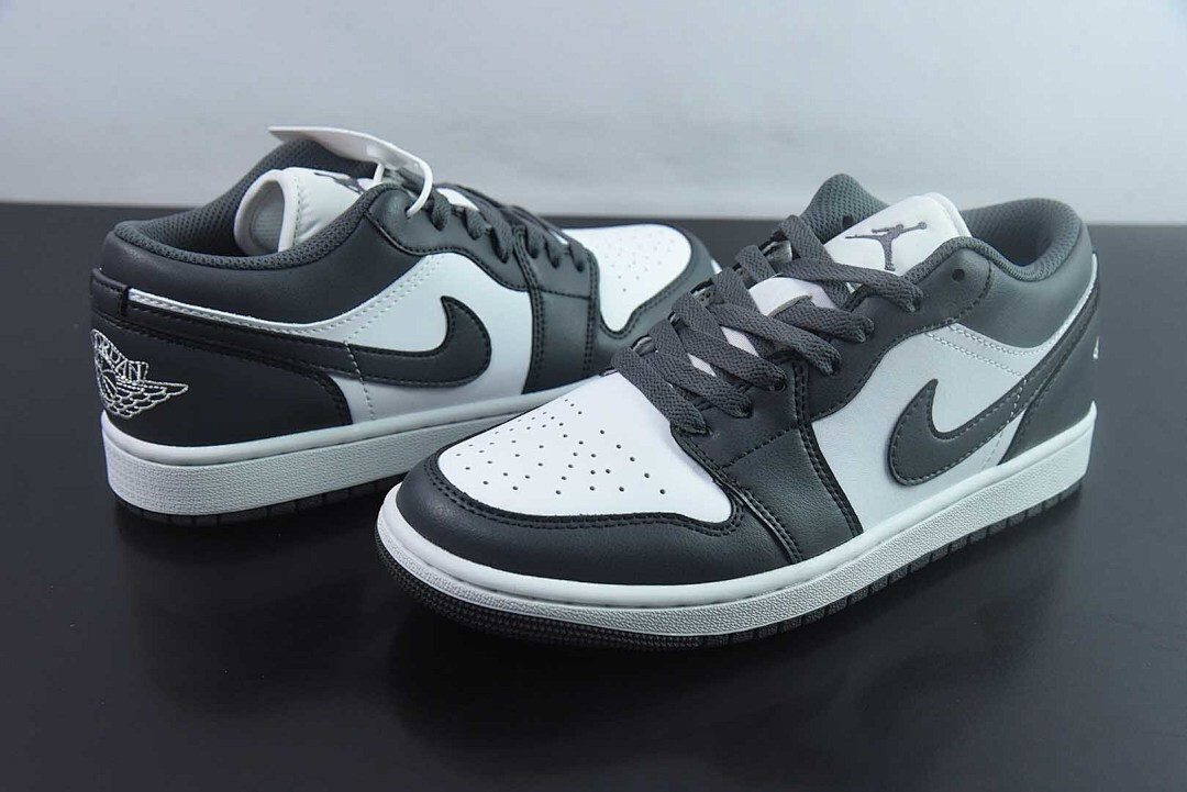 Air Jordan 1 Low Iron Grey White 553558-044