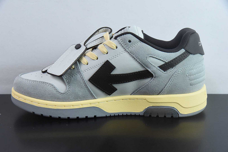 OF™ C/O VIRGIL ABLOH OUT OF OFFICE LOW-TOP LEATHER SNEAKERS ‘OOO“