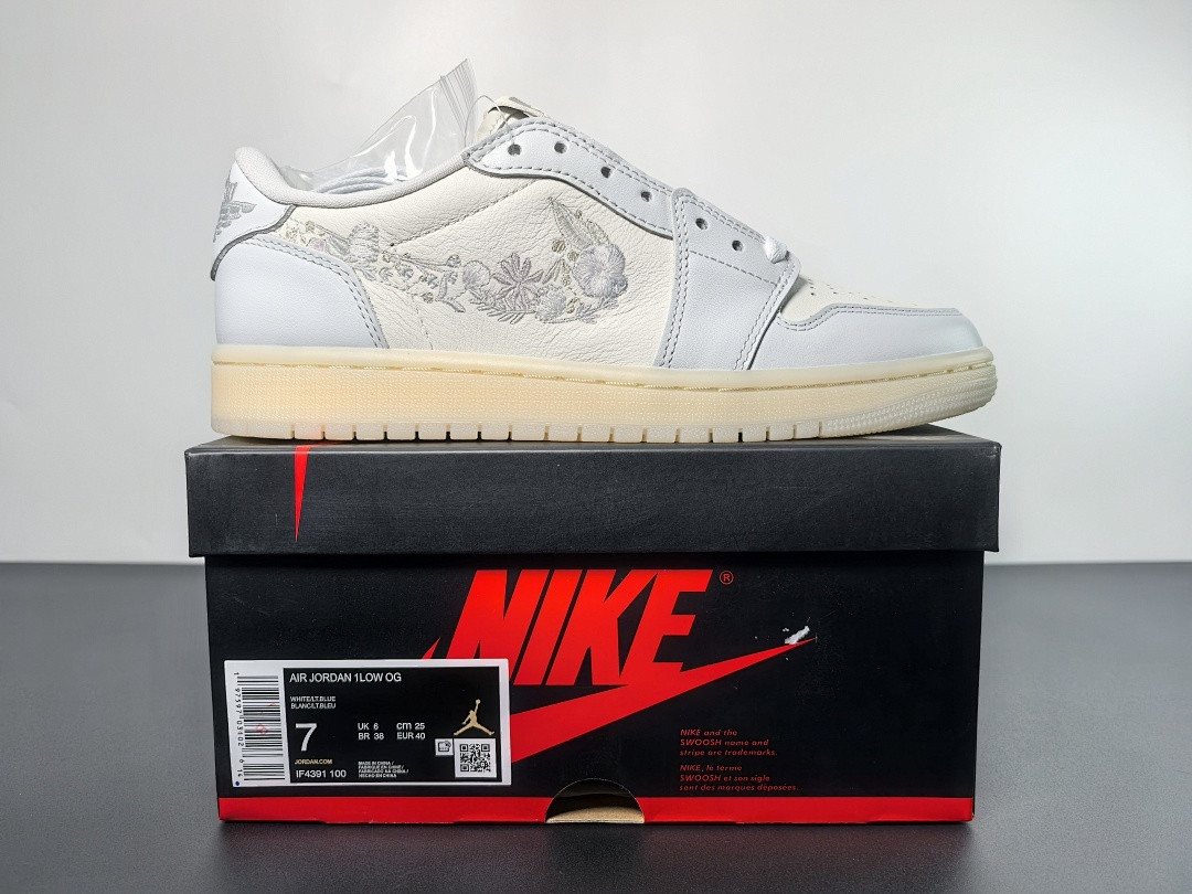 Air Jordan 1 Low OG “Floral Swoosh” IF4391-100