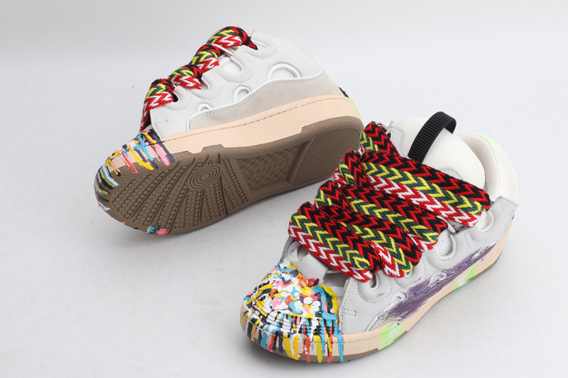 lanvin curb sneaker