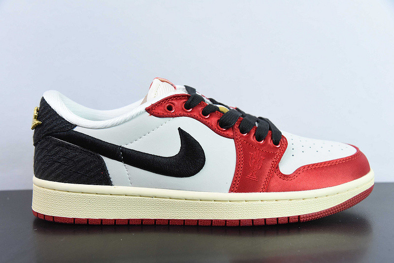 air jordan 1 low og x trophy room sail and varsity red fn0432-100