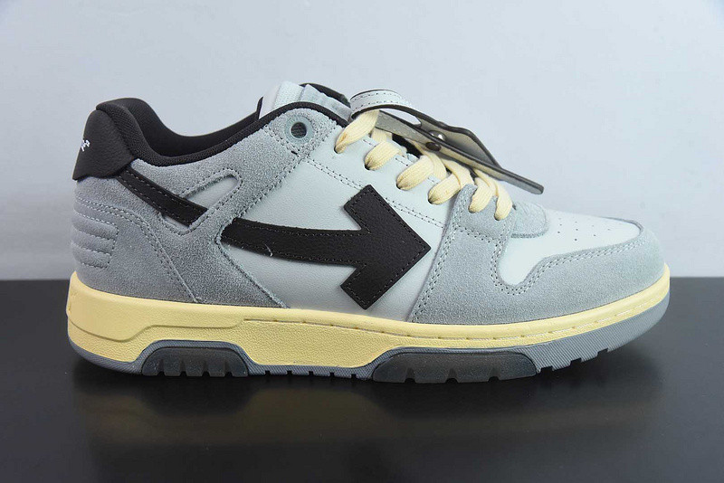 OF™ C/O VIRGIL ABLOH OUT OF OFFICE LOW-TOP LEATHER SNEAKERS ‘OOO“