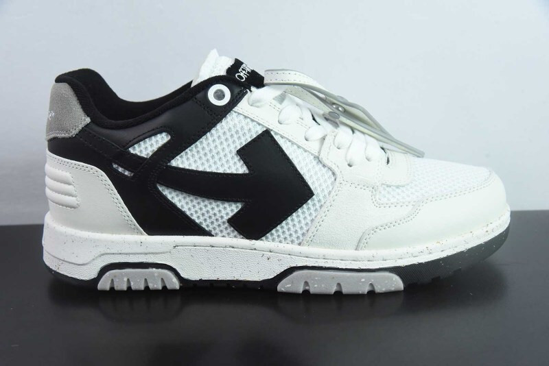 OF™ C/O VIRGIL ABLOH OUT OF OFFICE LOW-TOP LEATHER SNEAKERS ‘OOO“