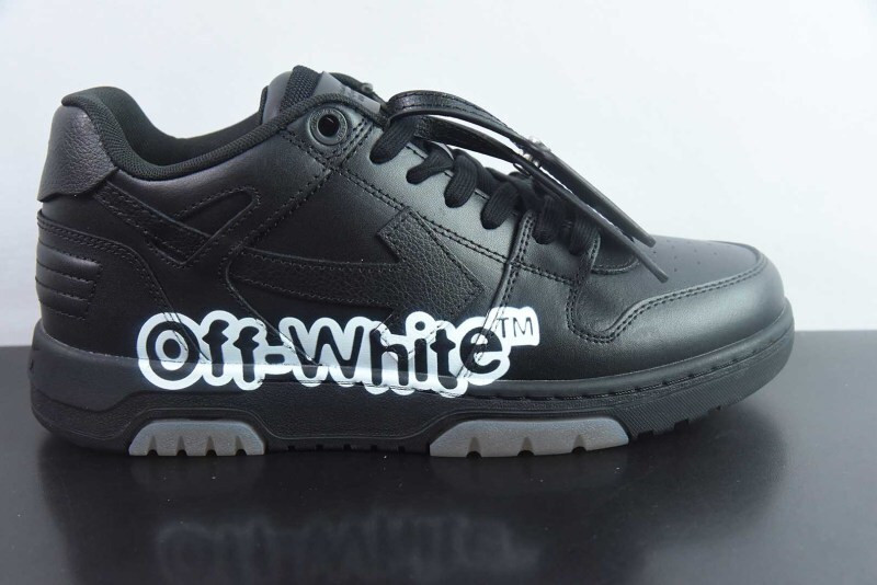 OF™ C/O VIRGIL ABLOH OUT OF OFFICE LOW-TOP LEATHER SNEAKERS ‘OOO“