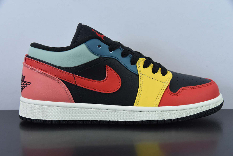 air jordan 1 low “black multi” dn3739-060
