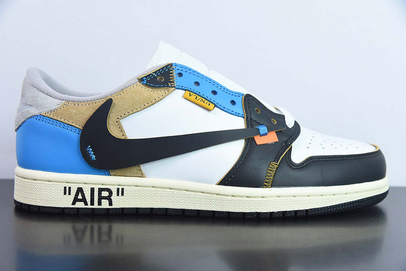 of x air jordan 1 low
