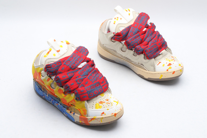 lanvin curb sneaker