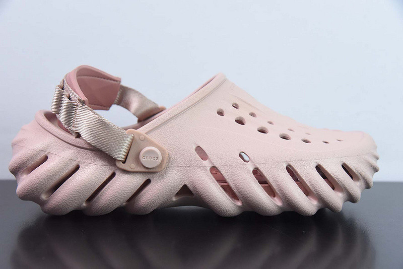 crocs echo clog pink clay 207937-6ty