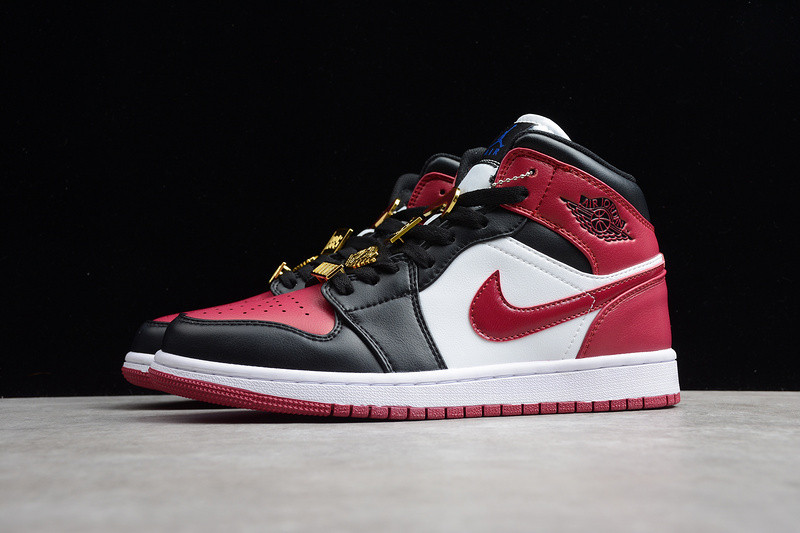 air jordan 1 mid se black dark beetroot（w）cz4385-016