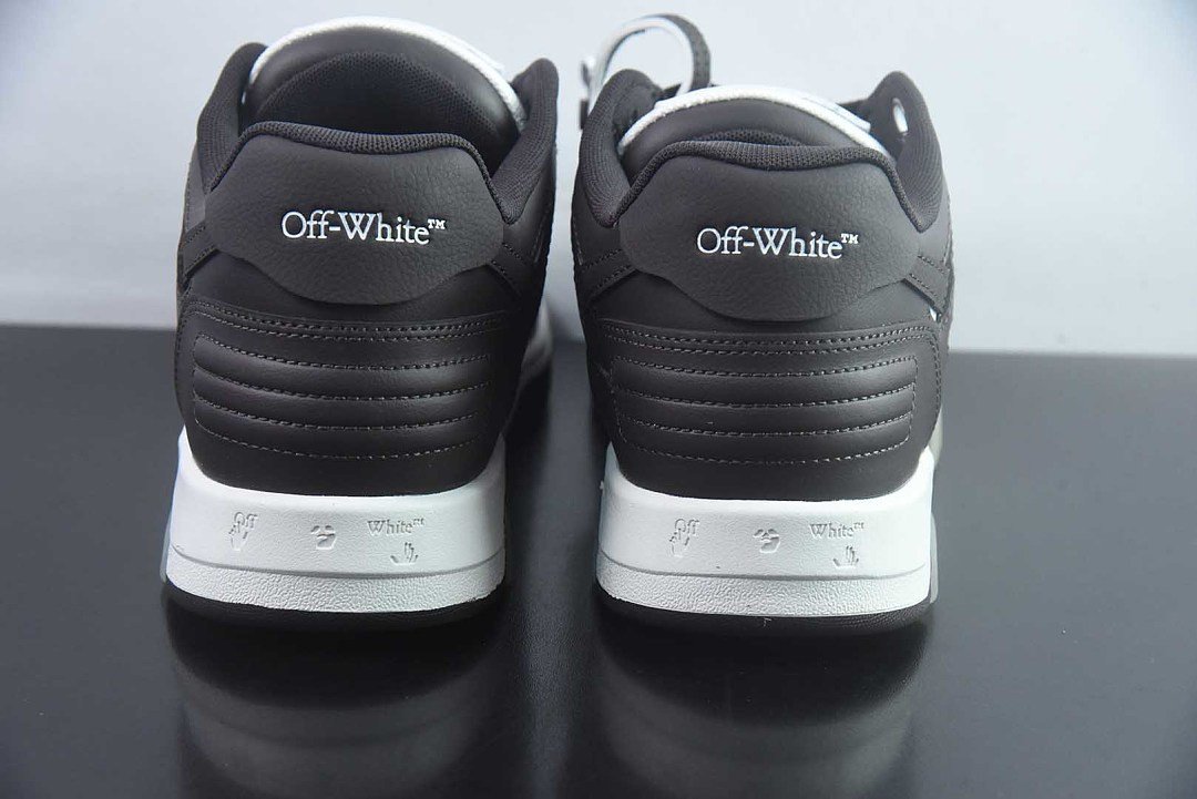 OF™ C/O VIRGIL ABLOH OUT OF OFFICE LOW-TOP LEATHER SNEAKERS ‘OOO“