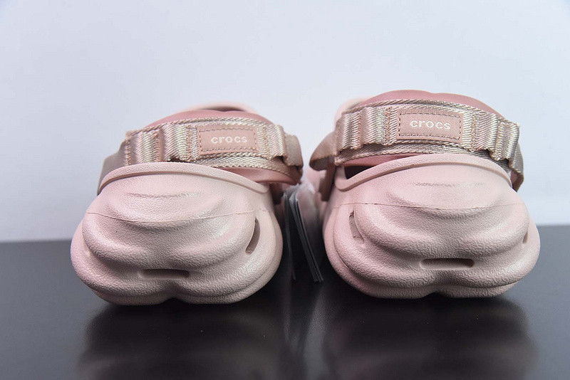 crocs echo clog pink clay 207937-6ty