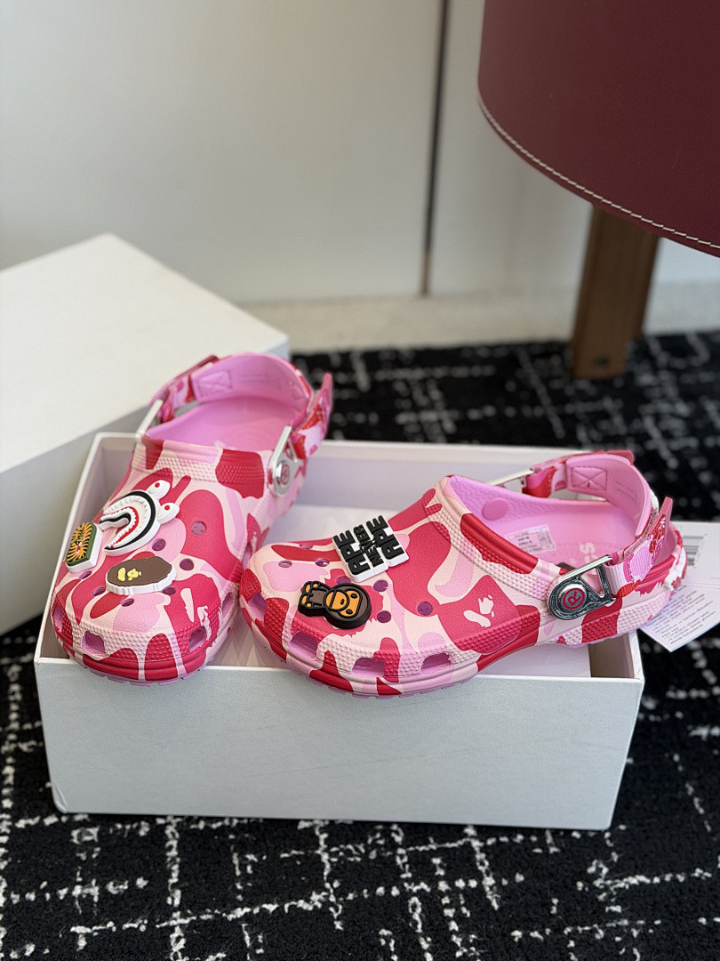 BAPE × Cr0c5 sANDALS