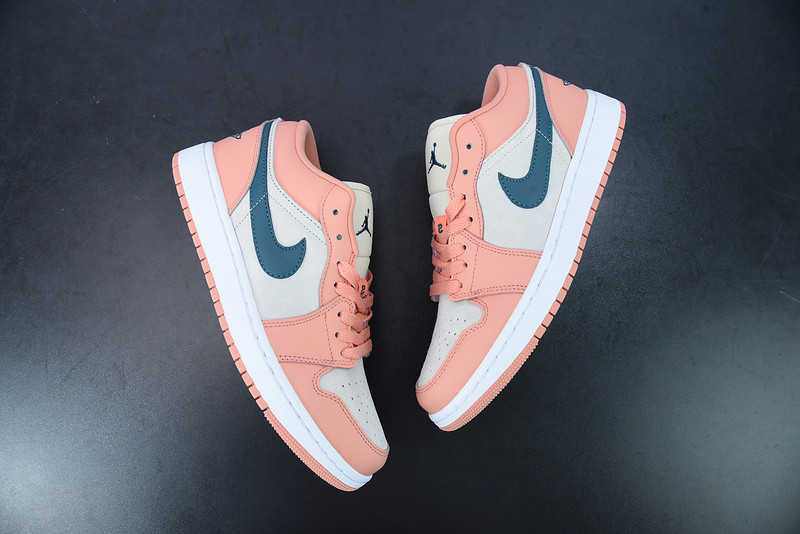 air jordan 1 low “light madder root” dc0774-800