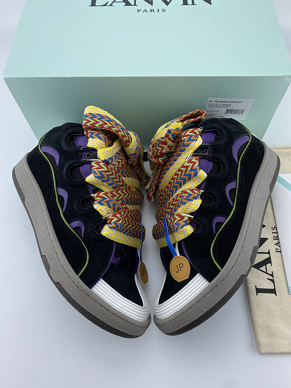lanvin curb sneaker