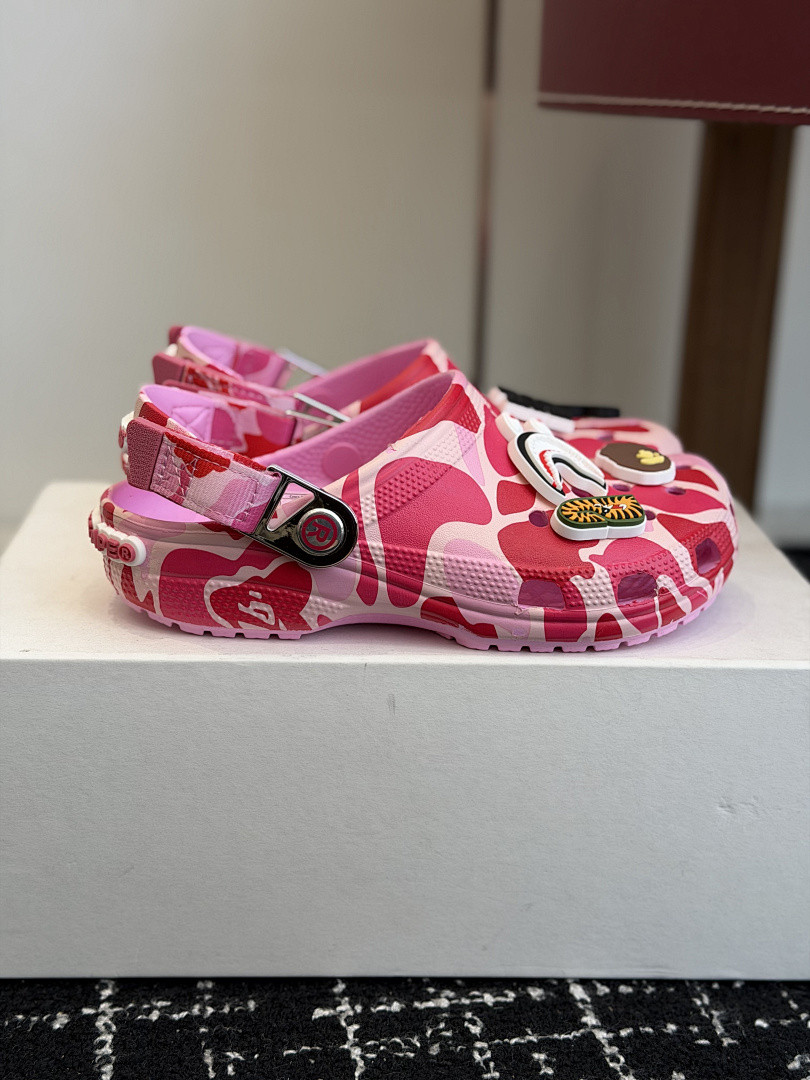 BAPE × Cr0c5 sANDALS