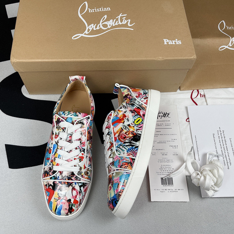 chian louin low top sneaker