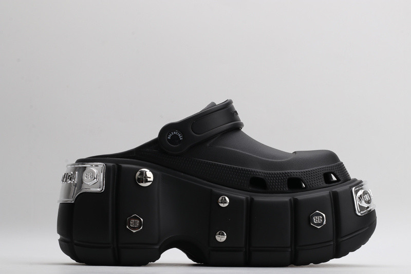 crocs x Ba*len*cia*ga hardcrocs sandal ''black''