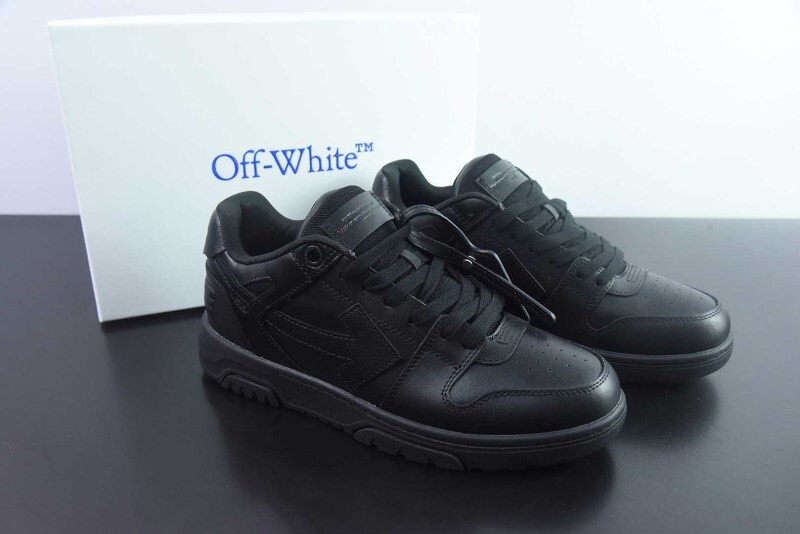 OF™ C/O VIRGIL ABLOH OUT OF OFFICE LOW-TOP LEATHER SNEAKERS ‘OOO“