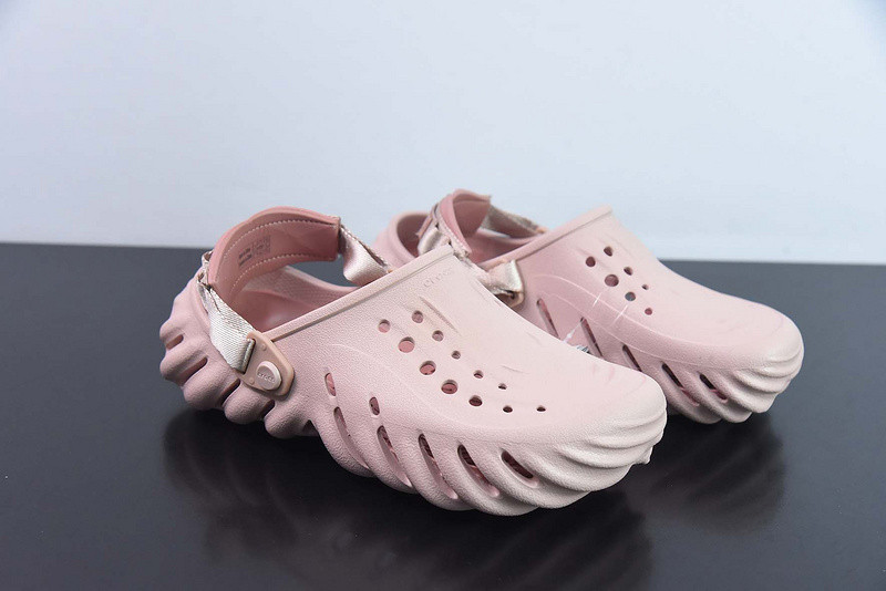 crocs echo clog pink clay 207937-6ty