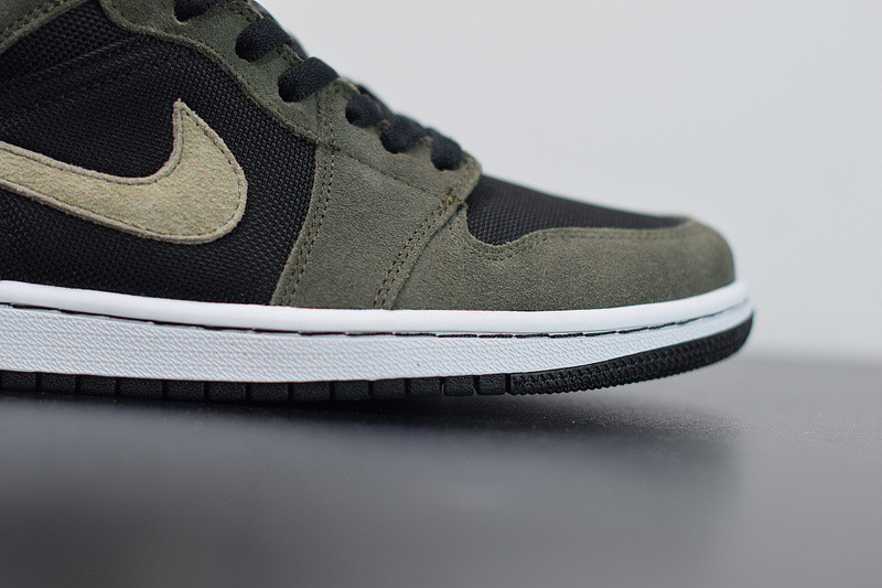 air jordan 1 mid in military bq6472-030